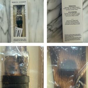 REBECCA MINKOFF LEOPARD CALF SKIN WATCH BAND FOR 38mm, 40mm APPLE WATCHES